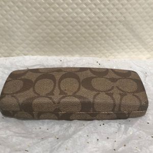 Coach Eyeglasses Logo Case